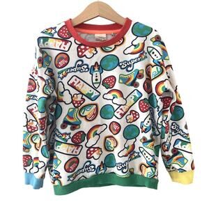 Little Bird Graphic Print Crewneck Sweatshirt - 6-7